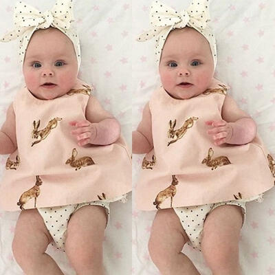 

3pcs Toddler Baby Girls Outfits Floral T-shirtPants Kids Headband Clothes Set