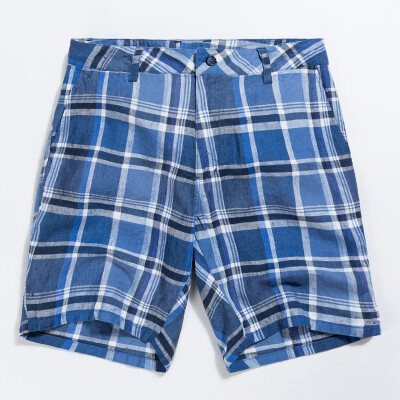 

ROGER FUN 2019 new mens plain shorts linen casual comfort breathable cool 13598
