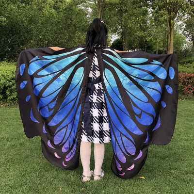 

New Hot Halloween Butterfly Wings Type Cloak Children Cloak Party Decoration Cute Butterfly Cloak Festive Party Supplies