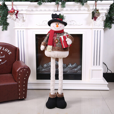 

〖Follure〗Christmas Ornaments Santa Claus Snowman Reindeers Toy Retractable Doll Home Gift