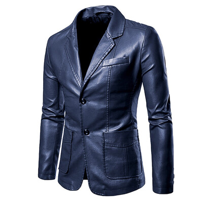 

Toponeto Mens Casual Business Wedding Long Sleeve Solid Color Suit Coat Jacket