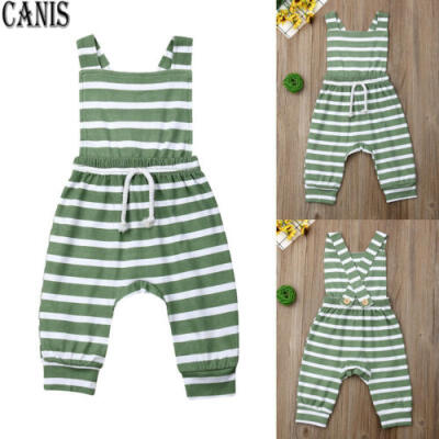 

AU Newborn Kid Baby Girl Boys Bib Pants Romper Overalls Cotton Outfits Clothes