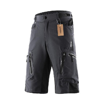 

Lixada Baggy Shorts Cycling Biking Pants Breathable Sports Loose Fit Shorts Outdoor Casual Cycling Running Clothes with Zippered P