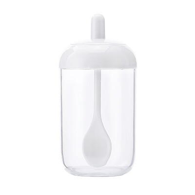 

Toponeto Kitchen Supplies Seasoning Bottle Salt Storage Box Spice Jar With Spoon