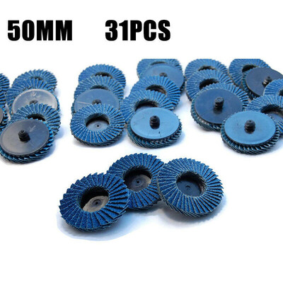 

〖Follure〗Lot 31 Pieces Pneumatic Polishing Tool Torque Sand Plate Blue 2 Inch 50mm Dia