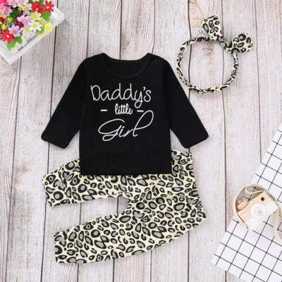 

Toddler Baby Girl Clothes T-shirt Tops Pants Infant Outfits Sets Tracksuit 0-24M