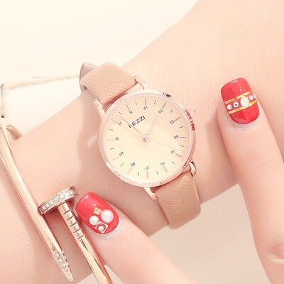 

Trend female casual belt watch Korean student quartz watch