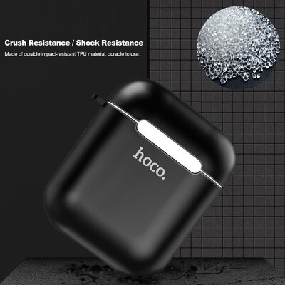 

hoco Headphones Case for Apple AirPods BT Headphones TPU Protective Storage Box Earphone Cover Pouch