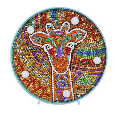

DIY Special-shaped Diamond Painting LED Giraffe Embroidery Table Night Lamp