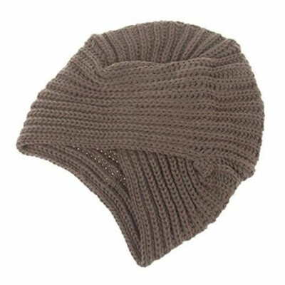 

Beanie Plain Knit Hat Winter Warm Cuff Cap Slouchy Skull Ski Warm Men Woman Boho