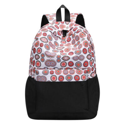 

Ethnic Print Backpacks Women Girls Bookbag Travel Casual Shoulder Schoolbag