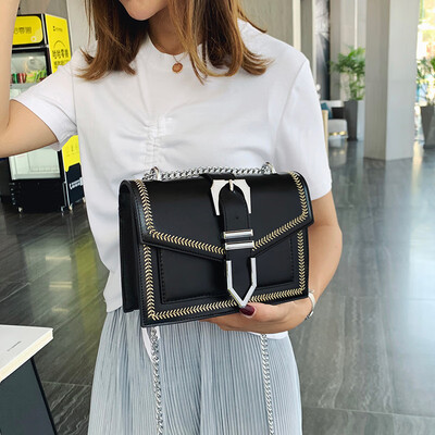 

Womens bag 2019 new wave fashion shoulder bag summer small fresh air Messenger bag wild ins net red packet