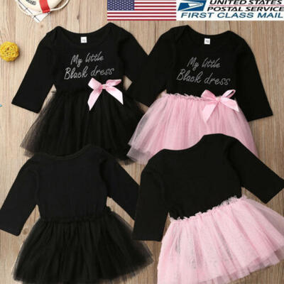 

US Newborn Kids Baby Girl Princess Party Romper Dress Lace Tutu Dress Outfit