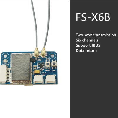 

Siaonvr FS-X6B Receiver 24G PPM i-BUS 18 Channels For FS-I6X FS-i4 FS-i6 Transmitterr