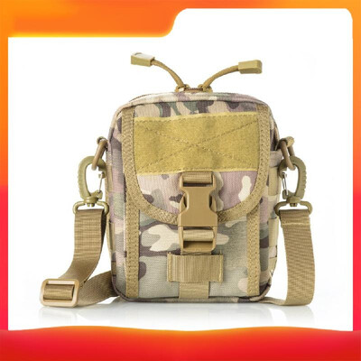 

1050D Mili-tary Molle Sport Bag Nylon Waterproof Utility Waist Bag Sling Shoulder Bags Hiking Travel Outdoor Pouch
