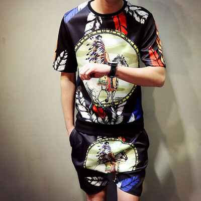 

Toponeto Mens Pure Color Letter Printed Pattern Casual Fashion Lapel Short Sleeve Shirt