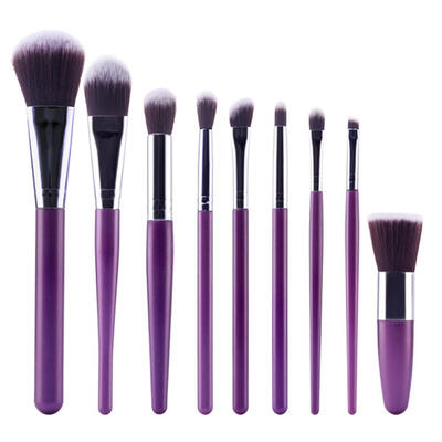 

Pro Makeup 9Pcs Brushes Set Powder Foundation Blush Tool