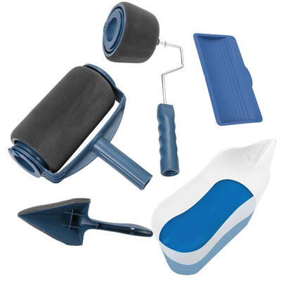 

5pcsset Multifunctional Paint Roller Brush Room Wall Painting DIY Tools