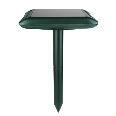 

Solar Ultrasonic Vibrating Rodent Mole Mice Repellent Outdoor Farm Waterproof Sonic Wave Gopher Repeller