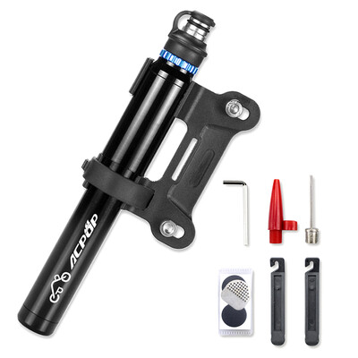 

150PSI Bike Tire Pump Kit Bike Manual Pump Bicycle Cycling Tire Inflator Portable Presta Schrader Valve Pump Bike Tire Lever Patch