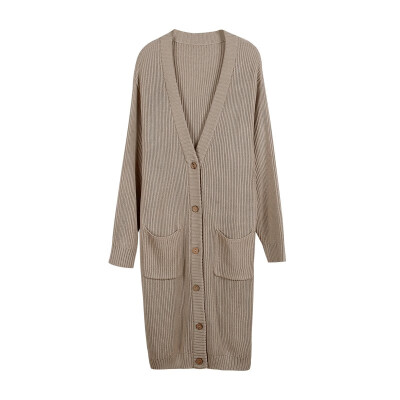 

Autumnwinter collection Thickening of the long sweater Cardigan coat female