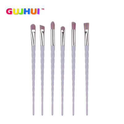 

Toponeto 6Pcs Colorful Cosmetic Eyebrow Eyeshadow Brush Makeup Brush Sets Kits Tools
