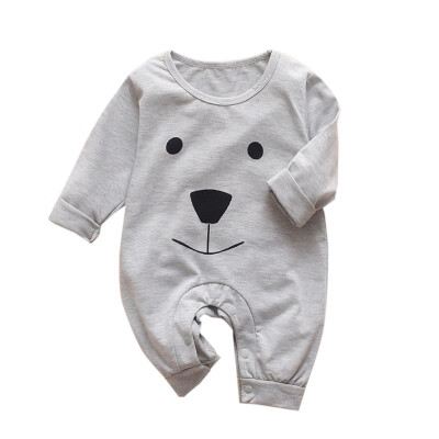 

Newborn Baby Rompers Clothes Polyester Infant Baby Girls Climbing Autumn Outwear Rompers 3m-12m Boy Jumpsuit