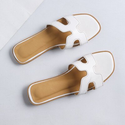 

European station one-in-one slippers womens summer flat-bottomed fashionable cool&simple-to-one fairy beach sandal