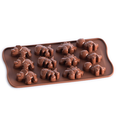 

Dinosaur Silicone Fondant Mold Cake Candy Chocolate Muffin Baking Mold Tray