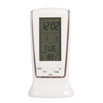 

LED Digital Temperature Alarm Clock