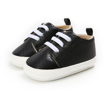 

PU leather Autumn baby shoes lace up baby moccasins toddler girls boys First Walkers