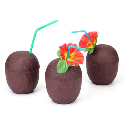 

Pineapple-shapedCoconut Shaped Drink Cups for Hawaiian Luau Summer Beach Party Supplies