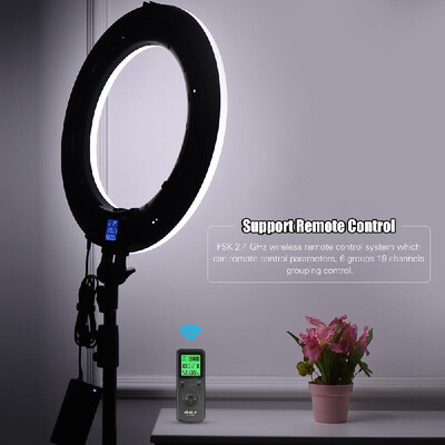 

Viltrox VL-600B Professional 5600K Mono-Color LED Ring Video Light Fill Light with Remote Control Adjustable Brightness Max Power