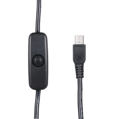 

5V 25A UK Plug Micro USB Charger Power Supply Adapter Charging Cable for Raspberry Pi 3 Portable Plug ONOFF Switch