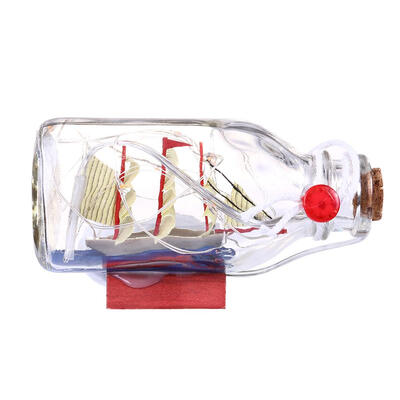 

Mediterranean Style Sailing Boat Drift Bottle String Light LED Night Lamp