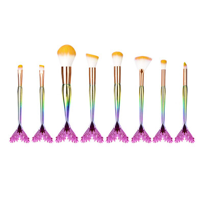 

Toponeto 8 Pcs Make Up Foundation Eyebrow Eyeliner Blush Cosmetic Concealer Brushes