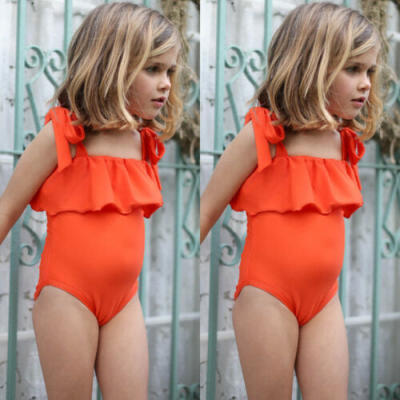 

Toddler Kid Baby Girls One Piece Bikini Swimwear Swimsuit Beachwear Bathing Suit