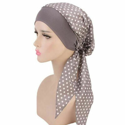 

Womens Muslim Beanie Turban Hat Head Scarf Wrap Chemo Bandana Hijab Cap