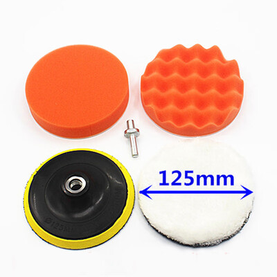 

5pcs 5 Buffing Waxing Polishing Sponge Pads Kit Set For Car Polisher Drill