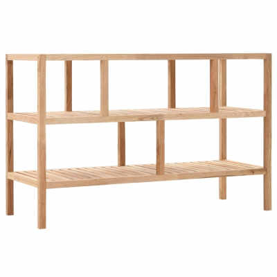 

Bathroom Shelf Solid Walnut Wood 394"x157"x256