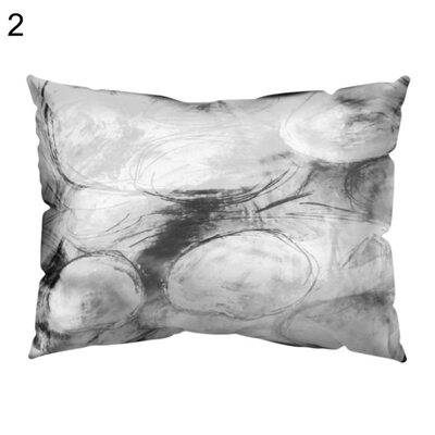 

Leaf Flower Stripe Pillow Case Cushion Cover Sofa Bed Car Cafe Office Decoration