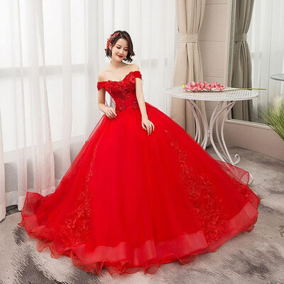 

2019 Vintage Quinceanera Dresses 4colors Lace Embroidery Luxury Party Prom Evening Dress