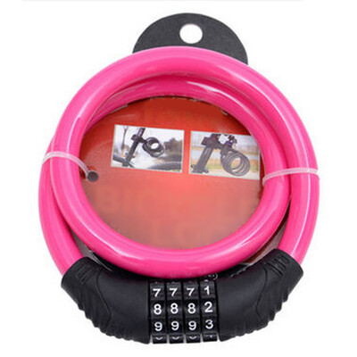 

1x Bike Bicycle Code Combination Lock 4 Digit Steel Cable Secure Motorcycles New