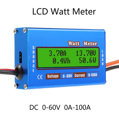 

MONI Digital Monitor LCD Watt Meter 60V100A DC Ammeter RC Battery Power Amp Ana