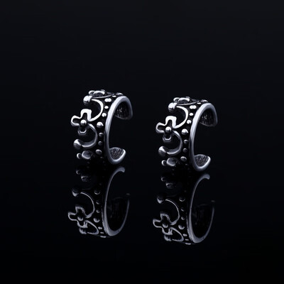 

Men&women simple earrings ear buckle ear pierced earrings personality temperament couple jewelry