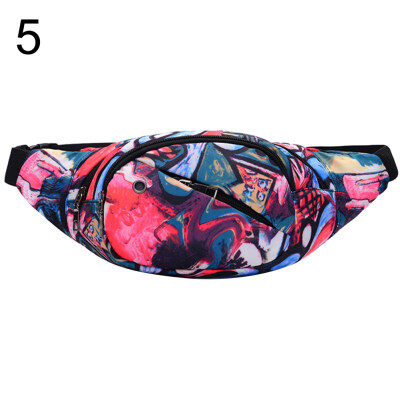 

Sports Women Crossbody Chest Bag Zipper Waist Fanny Pack with Earphone Hole