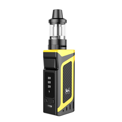

80W Vape Kit Cigarettes Electronic Vaporizer Starter Kit 2000mAh Battery Hookah Vaper 35ml Atomizer Smoking Tool Airflow Adjustab