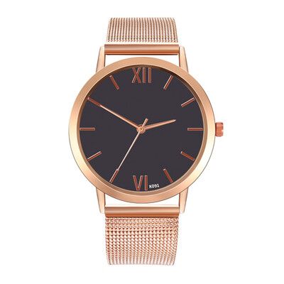 

Hot Selling Women Watches Multicolor Dial Ladies Quartz Wristwatch Rose Gold Mesh Belt Strap Clock Dress Gift Zegarki Damskie50