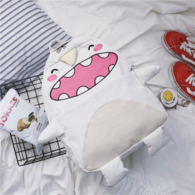 

Ins style schoolbag female Korean version of junior high school students in junior high school students large capacity ugly cute b