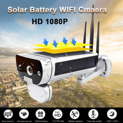 

〖Follure〗Outdoor Solar Power IP HD Camera Wireless Wifi Surveillance Camera Night Vision
